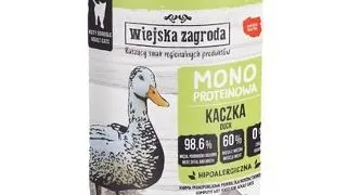 WIEJSKA ZAGRODA Hrana umeda monoproteica cu rata pentru pisici 400 g