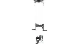 Hranitor Exterior Suspendat, Plastic, 1,000 ml/48 cm, Negru