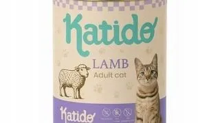 KATIDO Adult Cat Lamb 400 g conserva cu miel si ulei de somon