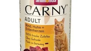ANIMONDA Carny Adult vita, pui si inimi de rata 400 gr