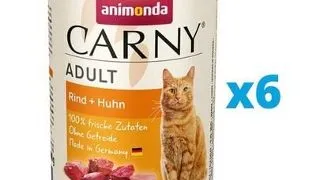 ANIMONDA Carny Adult set vita si pui, conserve 6 x 400 g pisici adulte