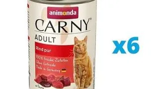 ANIMONDA Carny Adult set cu vita pentru pisica 6 x 400 g