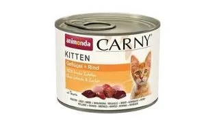ANIMONDA Carny Kitten Poultry&amp;Beef 200 g Hrana pisoi, cu pasare si vita