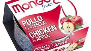 MONGE Fruit hrana umeda pentru pisici, cu pui si mere 80 g