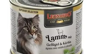 LEONARDO Superior Selection 200 g hrana umeda fara cereale pentru pisici adulte, cu miel, pasare si dovleac