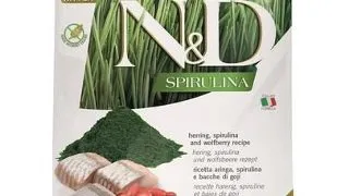 FARMINA N&amp;D Spirulina Kitten Herring &amp; Wolfberry 1,5 kg Hrana uscata  pentru pisoi, cu hering si spirulina