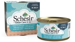 SCHESIR Ton cu aloe pentru pisoi 85 g