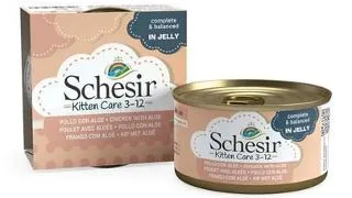 SCHESIR pui cu aloe pentru pisoi 85 g
