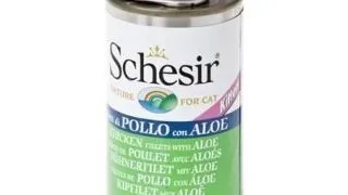 SCHESIR Hrana umeda pentru pisoi, cu file de pui si aloe 140 g
