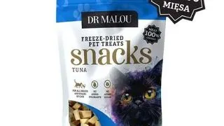 DR MALOU cuburi din carne de ton 50 g recompense pentru pisici 100% liofilizate