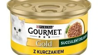 GOURMET Gold Succulent Delights hrana umeda pisici pui 85 g