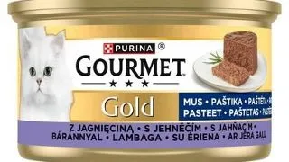 GOURMET Gold Mousse hrana umeda pisici miel 85 g