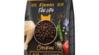 FITMIN Cat For Life Adult Chicken 1,8 kg hrana cu pui pentru pisici adulte