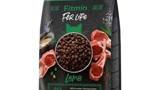 FITMIN Cat For Life Adult Lamb 1,8 kg hrana cu miel pentru pisici adulte