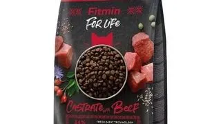 FITMIN Cat For Life Castrate Beef 1,8 kg hrana pisica sterilizata, cu vita
