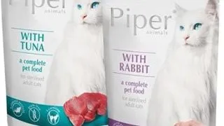 PIPER Sterilised plicuri cu iepure si ton 24x100 g pentru pisici dupa sterilizare