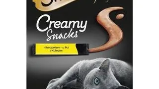 Recompense cremoase pisici cu pui SHEBA Creamy Snacks 4x12 g