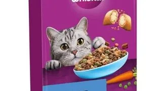 Hrana uscata pisici adulte cu ton WHISKAS 300 g crochete crocante cu interior moale