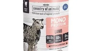 COUNTRY OF ANIMALS hrana umeda monoproteica cu miel pentru pisici 400 g