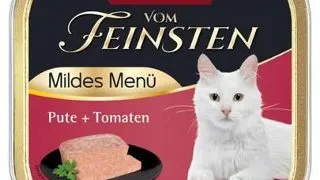 ANIMONDA Vom Feinsten Mild Menu hrana umeda tip pate pentru pisici cu curcan si rosii 100 g