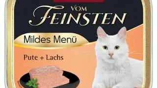 ANIMONDA Vom Feinsten Mild hrana umeda tip pate pentru pisici cu curcan si somon 100 g