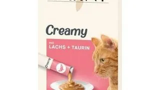 Animonda Carny Creamy cu somon si taurina 6x15 g gustare cremoasa pentru pisici