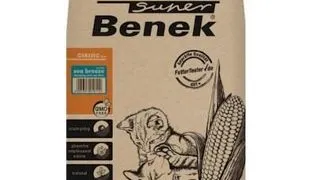 BENEK Super Corn Cat Asternut pentru litiera, cu miros briza de mare14 l