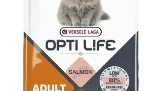 VERSELE-LAGA Opti Life Cat Adult Sensitive Salmon 7.5 kg hrana cu somon, pisici sensibile