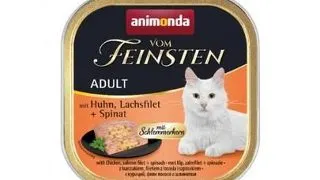 ANIMONDA Vom Feinsten Pate pui somon si spanac 100 g