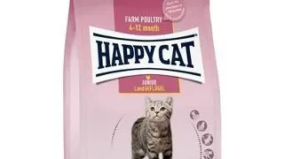 HAPPY CAT Junior Country hrana uscata pentru pisoi, cu pasari de curte 10 kg