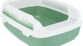 Litiera Delio, Cu Rama, Verde/Alb