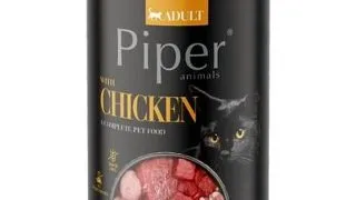 DOLINA NOTECI PIPER Mancare umeda de pui pentru pisici 400g