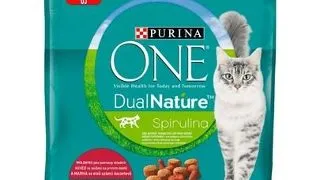 PURINA ONE Dual Nature Spirulina Sterilcat Hrana uscata pentru pisici adulte sterlizate, bogata in carne de vita  750 g