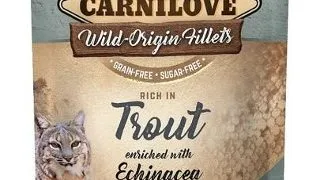 CARNILOVE Hrana umeda pentru pisici, Pastrav cu Echinacea, 85 g