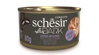 Hrana pisici cu pui si rata Schesir After Dark in supa 80 g