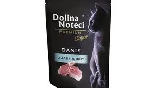 DOLINA NOTECI Premium Senior Hrana umeda pentru pisici in varsta cu miel 85 g