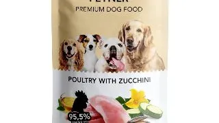 PETNER Adult, Pasare si Zucchini, plic hrana umeda caini, (in aspic), 500g