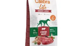 CALIBRA Life Senior Large Fresh Beef, L-XL, Vita, hrana uscata monoproteica caini senior, 2.5kg