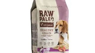 RAW PALEO Healthy Grain, XS-XL, Miel, hrana uscata caini, 2kg