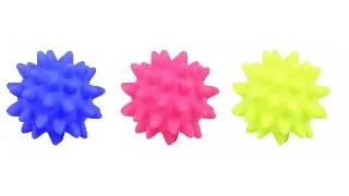 PAWISE, jucarie minge caini, S-L, vinil, fosforescenta, activitati fizice, diverse culori, ⌀6 cm