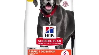 HILL'S SP Perfect Digestion Large Adult, Pui cu Orez Brun, hrana uscata caini, sensibilitati digestive, 14kg