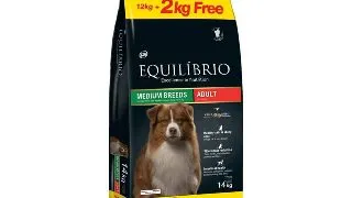 Equilibrio Dog Adult 12 kg + 2 kg Gratis