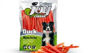CALIBRA Joy Classic Strips, XS-XL, Rata, punguta recompense caini, 80g