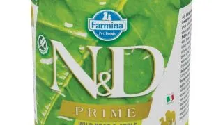 N&D Prime, XS-XL, Mistret si Mar, conserva hrana umeda fara cereale caini, (in sos), 285g