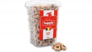 HUPPLE Softy Love, XS-XL, Carne, cutie recompense caini, 200g
