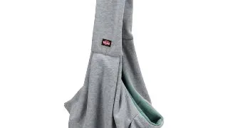 TRIXIE Junior, geanta transport caini, XS(max. 5kg), textil, deschidere superioara, gri si verde, 22 x 20 x 60 cm