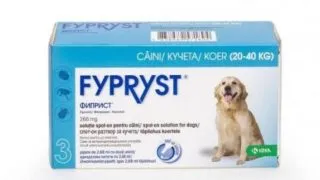 FYPRYST, deparazitare externa caini, pipeta repelenta, L(20 - 40kg), 3buc