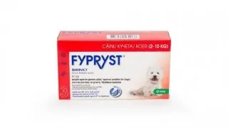 FYPRYST, deparazitare externa caini, pipeta repelenta, S(2 - 10kg), 3buc