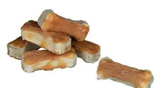 DentaFun Os Presat din Piele de Vita, cu Piept de Pui, 8 buc, 5 cm, 120 g