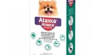 ATAXXA, deparazitare externa caini, pipeta repelenta ATAXXA 40, deparazitare externa caini, pipeta repelenta, XS(< 4kg), 3buc